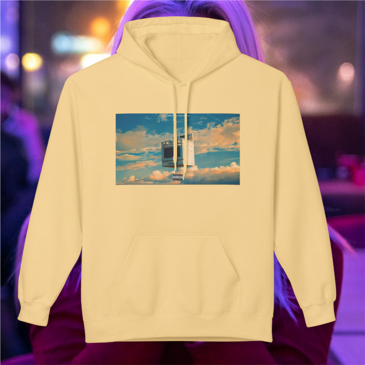 Copy of Copy of Vibrant Artistic Fleece Hoodie, Unisex Colorful Sweatshirt, Gift for Art Lovers, Stylish Casual Wear, Cozy Fall Apparel