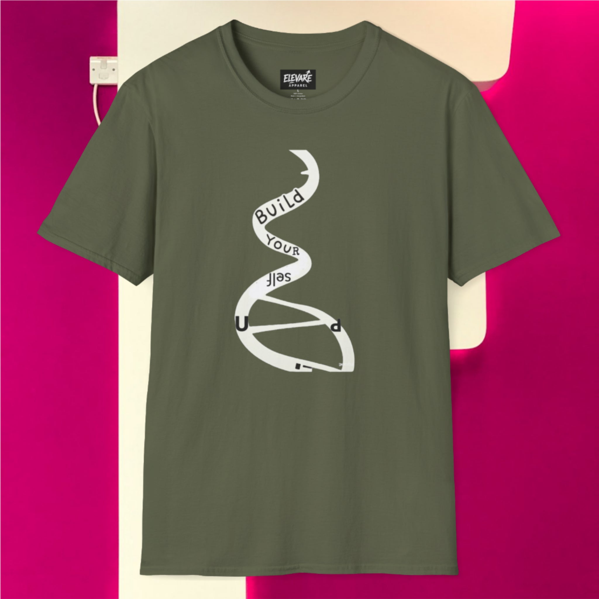 BUILD YOUR SELF UP ⇡ Unisex T-Shirt